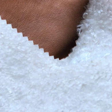 Fake Fur Bonded Suede Fabric